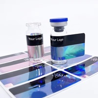 Étiquettes imprimées double face résistantes aux basses températures pour emballages de conteneurs industriels de 10 ml, 25 ml, 30 ml