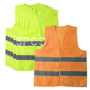 Chaleco Reflectante <span class=keywords><strong>de</strong></span> Alta Visibilidad Amarillo 100g, Chalecos <span class=keywords><strong>de</strong></span> Seguridad Clase 2 Personalizados XXL para Construcción - Product Image 2