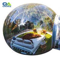 Maison gonflable de bulle de PVC de tentes gonflables transparentes Offre Spéciale de bulle pour le terrain de jeu extérieur