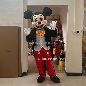 Funtoys personalizado <span class=keywords><strong>Mickey</strong></span> y <span class=keywords><strong>Minnie</strong></span> mascota disfraz ratón boda dibujos animados Cosplay fiesta Navidad vestido Mascotte Carnaval para adultos - Product Image 6