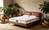 Matelas à ressorts Bonnell en gros avec surmatelas en mousse à mémoire de forme, soutien ferme, emballé et compressé, matelas à ressorts pour hôtel