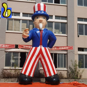 20FT bandiera USA mascotte gonfiabile <span class=keywords><strong>zio</strong></span> Sam figura palloncino decorazione Festival - Product Image 1