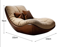 Fauteuil pivotant en velours de style italien moderne et minimaliste, design écologique, pour salon, chambre, bureau à domicile, villa, ou espace détente.