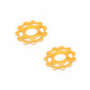 Pignone per bici color oro robusto cambio cambio di marcia giallo parti di trasmissione assemblaggio ciclistico sistema di miglioramento - Product Image 3