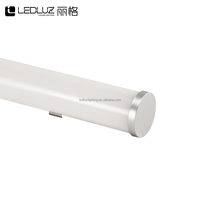 Profilé en aluminium LED rond de 40 mm, bande LED COB avec diffuseur pour éclairage suspendu intérieur commercial