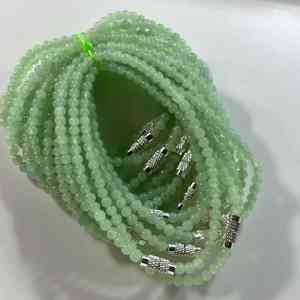 Pulsera de jade <span class=keywords><strong>verde</strong></span> tipo <span class=keywords><strong>Bruma</strong></span>, joyería de piedra natural auténtica con certificado, abalorios de jade curativos de alta calidad - Product Image 5