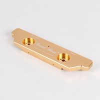 Panneau avant d'amplificateur audio en aluminium personnalisé OEM/ODM, châssis d'amplificateur audio, panneau de carte d'amplificateur en gros