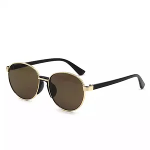 Teenyoun Round Classic Men Metalsunglasses Free Sample Gifts Quality Standard Fashion Keyhole Sunglasses Eyewear