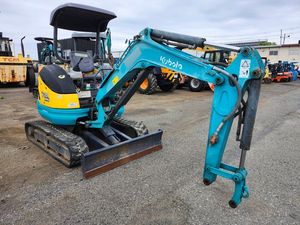 Excavadora usada con pocas horas de uso, motor original, miniexcavadora Kubota de 2.5 toneladas, excavadoras usadas de Japón, excavadora de segunda mano. - Product Image 3