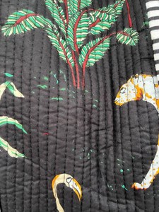 Sac fourre-tout matelassé en coton imprimé, spacieux pour les essentiels quotidiens, le shopping et les voyages, sac à bandoulière - Product Image 5