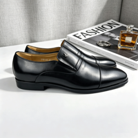 Chaussures classiques Penny à enfiler pour hommes en cuir véritable, style formel de luxe, légères, antidérapantes, toutes saisons 2026, silencieuses