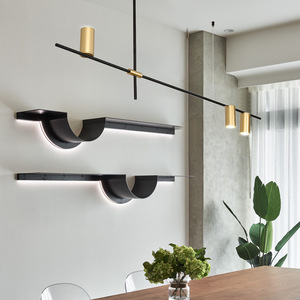 Moderna illuminazione <span class=keywords><strong>lampadario</strong></span> nordic design girevole ramo faretto led lampadari di soggiorno - Product Image 3