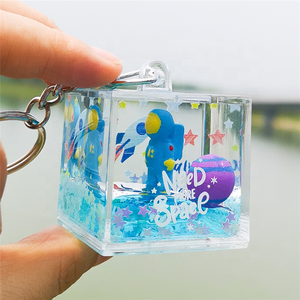 <span class=keywords><strong>Porte</strong></span>-clés d'<span class=keywords><strong>astronaute</strong></span> de l'espace, <span class=keywords><strong>porte</strong></span>-clés personnalisé avec du sable mouvant en liquide - Product Image 2