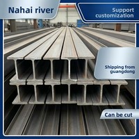 Poutre en H en acier galvanisé à chaud haute résistance de Foshan Guangdong, norme BS, grade Q235B, poutre en I non alliée, modèle 26033, longueur 12m