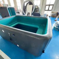 Piscine gonflable commerciale avec sièges, grande piscine gonflable d'extérieur pour jardin, siège pour enfants, chaise pour enfants, chaise pour tout-petits