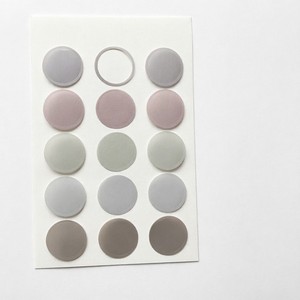 25Mm 30Mm Round <b>Clear</b> Transparent Uv Resistant 3D Dome <b>Epoxy</b> <b>Resin</b> Label Stickers For Keychain - Product Image 2