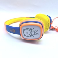Headset Anak Warna Sesuai Pesanan OEM, Headset Pelajar, Headset Gaming Berkabel, Headset PC dengan Mikrofon