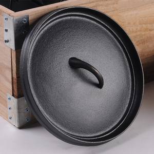 Juego de Cocina de Hierro Fundido Personalizado de 7 Piezas para Acampar al Aire Libre con Horno Holandés y Levantador de Tapa para Parrilla BBQ - Product Image 2