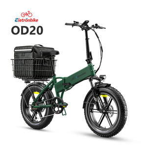 Bicicleta plegable neumático graso 20 pulgadas fábrica España NFC IP54 freno hidráulico compatible con caja de reparto - Product Image 1