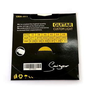 GBA 1152 <span class=keywords><strong>Corde</strong></span> in Acciaio per <span class=keywords><strong>Chitarra</strong></span> Acustica, Confezione Personalizzata con Marchio, Prezzo di Fabbrica - Product Image 6
