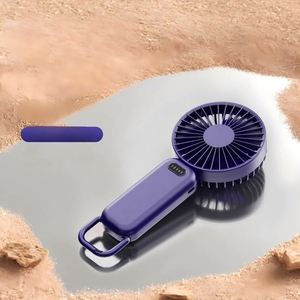 1200 Milliampere, 5-Speed Adjustable Speed, With a <b>Hook</b> for Easy Placement on the Tabletop, Portable Handheld Mini Fan - Product Image 2