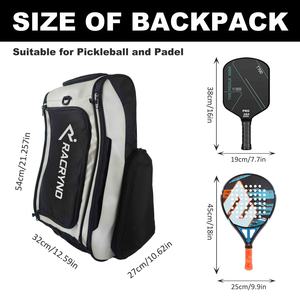 Sac à dos d'extérieur grande capacité, nouveau sac multifonctionnel en nylon pour raquettes de tennis et de <span class=keywords><strong>badminton</strong></span>, sac à raquettes détachable - Product Image 2