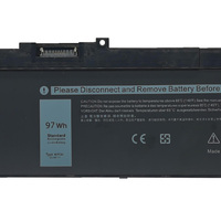 NYFJH 8070mAh 97Wh Pengganti Baterai Laptop untuk Dell Precision7530 7540 7730 7740 7550 7750
