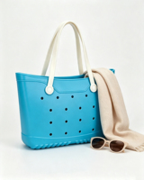 Sac à main léger en EVA durable, sac seau polyvalent à ouverture supérieure, résistant à l'eau, avec bandoulière color-block, sac fourre-tout pour les modes de vie modernes