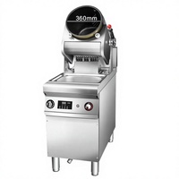 Machine à frire automatique en acier inoxydable à gaz commercial, capacité de 3,5 kg
