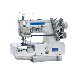 Máquina de Coser Industrial de Puntada Interlock de Accionamiento Directo 600-01CB/D con Cortahilos y Motor para Sudaderas, Ropa Interior y Sujetadores - Product Image 1
