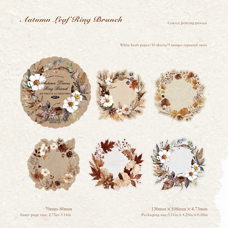 พวงหรีดใบไม้ร่วง