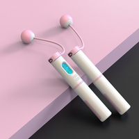 Corde à sauter multifonctionnelle sans fil en acier avec capteur, minuterie à nombre fixe et compteur de calories pour le fitness et la perte de poids, idéale pour les étudiants