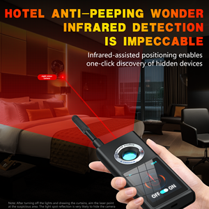 Detector de Cámaras F888, Escáner Infrarrojo de Señales Inalámbricas, Dispositivo Anti-Espionaje, Anti-Micrófonos Ocultos <span class=keywords><strong>para</strong></span> Hoteles - Product Image 4