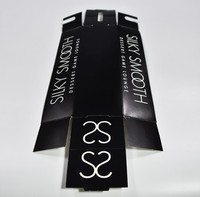 Logo Druck Schwarz Weiß Karton Papier 1 Stück Corn Dog Box