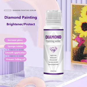 Colle pour peinture diamant Diamond Gel 120ml transparente, pour loisirs créatifs DIY, colle pour peinture diamant pour enfants et adultes - Product Image 4