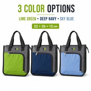 Bolsa Térmica Plegable Personalizable de Tela Oxford con Cierre de Cremallera, Bolsa Impermeable para Almacenamiento de Alimentos para Camping, Picnic, Playa, Almuerzo - Product Image 3