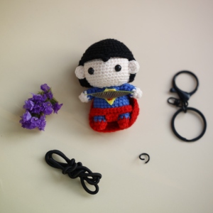 Khác Nhau Anime lấy cảm hứng từ Crochet Đội Trưởng Keychain Túi treo đồ trang trí hoàn thành gương chiếu hậu xe hàng thủ công khác - Product Image 2
