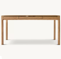 Escritorio de Oficina Minimalista Americano de Roble Padua con Cajón, Ergonómico, Móvil, para Sala de Conferencias, Venta Directa de Fábrica