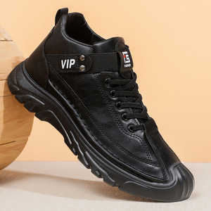 รองเท้าลำลองผู้ชายหนังแท้ปี 2026 แบบชั้นเดียวบุด้วยผ้าฝ้าย พื้นนุ่ม ระบายอากาศได้ดี สวมใส่สบายทุกฤดู - Product Image 2