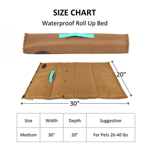 Hersteller Großhandel hochwertiger Oxford Stoff tragbare Haustiermatten Hundetraumat - Product Image 4