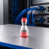 Adaptador Reductor de Microtubo para Cable de Fibra Óptica Soplado por Aire HDPE, Acoplador de Tubo Reductor de Microducto Compatible con Redes