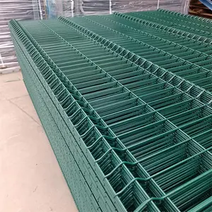 ASO工厂热浸镀锌3d曲面焊接丝网护栏板易于组装
