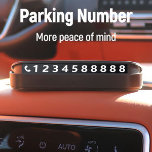 Numero di superficie dello specchio con targa di parcheggio temporanea con targa mobile per interni forniture regalo targa auto - Product Image 3