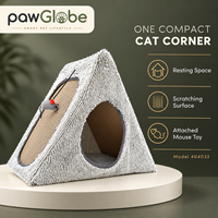 Lit pour chat Sandwich 40 x 40 x 28 cm, coussin amovible, doux, chaud, respirant, stable, avec fond antidérapant pour chats