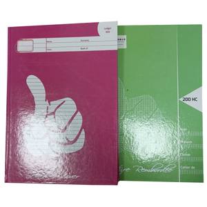 Libro de ejercicios de tapa dura, libro de ejercicios de tamaño A4, libro de ejercicios de encuadernación de pegamento de línea francesa única para estudiantes de escuela, novedad - Product Image 6