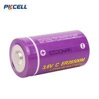 Batterie lithium haute puissance 3,6 V C Li-SOCI2 taille C ER26500M 6500 mAh ER26500 26500 34615 ER34615 ER34615M