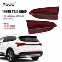 Nueva Luz Trasera Interior para Santa Fe 2021-2022 Versión USA 12V 3000 Lúmenes, Repuestos Originales para Automóviles