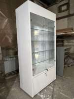 Gadget Armoire de magasin électronique Étagère en verre personnalisée Magasin de téléphone mobile Boutique Présentoir