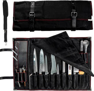 Échantillon gratuit Nouveau Kit de rangement pour couteaux de cuisine de camping en plein air portable et imperméable pour pique-nique et voyage - Product Image 5