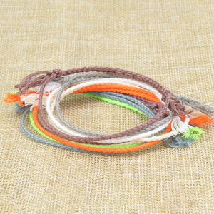 Braccialetto intrecciato in filo di <span class=keywords><strong>cotone</strong></span> più venduto braccialetto semplice e Versatile in stile bohémien - Product Image 5